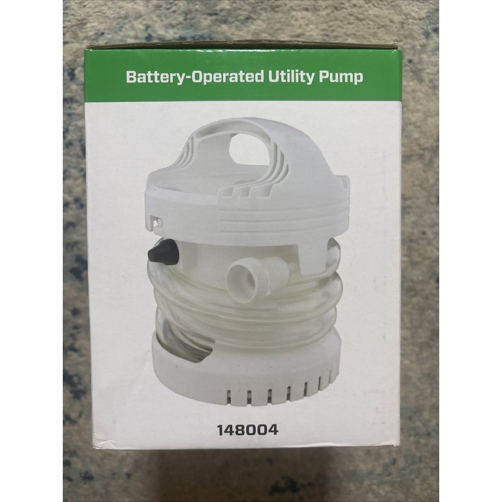 Water Systems Thermoplastic Transfer Pump, Battery Powered, Star 148004